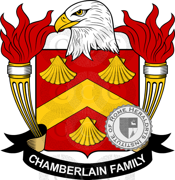 Escudo de la familia Chamberlain   ref: 39154