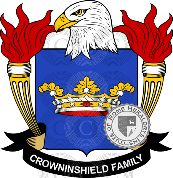 Wappen der Familie Crowninshield   ref: 39241