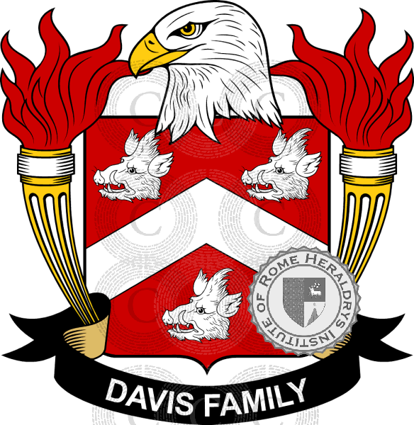 Wappen der Familie Davis II   ref: 39273