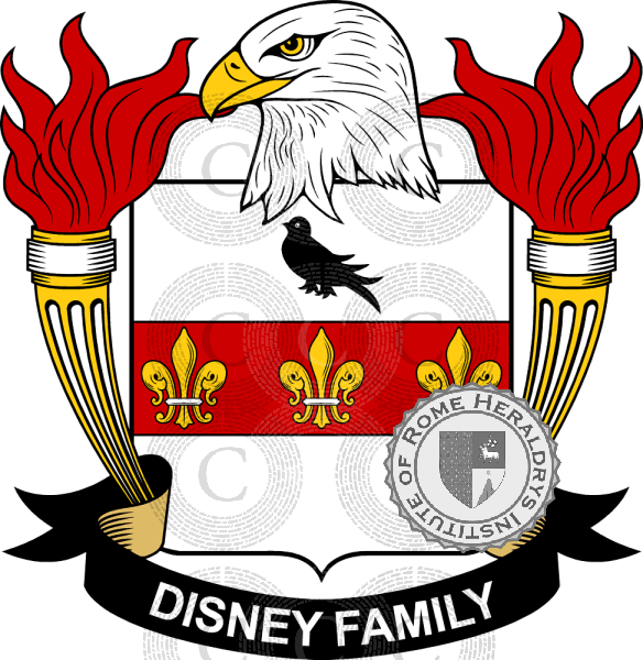 Coat of arms of family Disney   ref: 39304