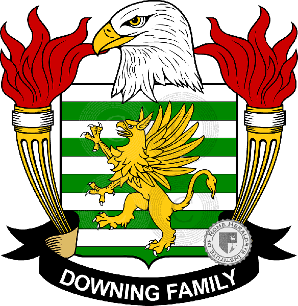 Brasão da família Downing