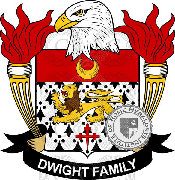 Escudo de la familia Dwight   ref: 39336