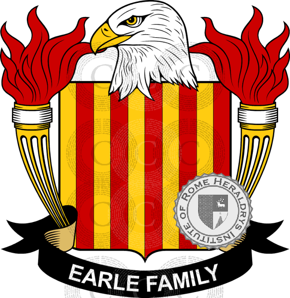 Escudo de la familia Earle   ref: 39339