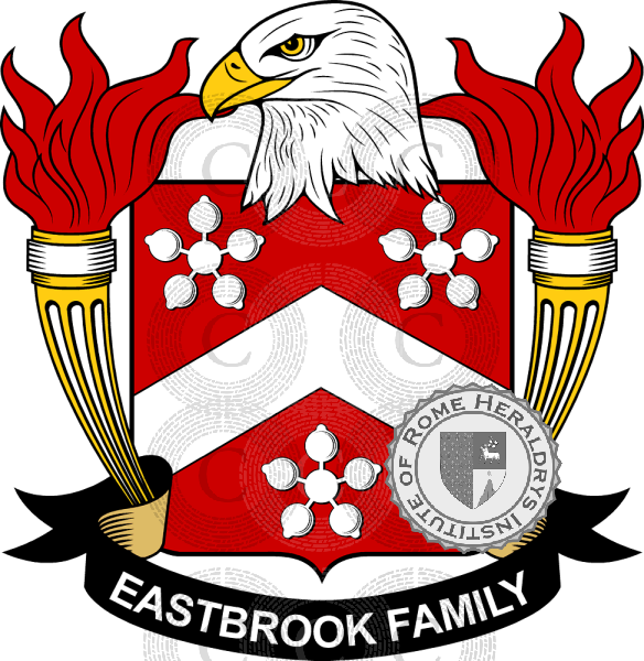 Brasão da família Eastbrook   ref: 39340