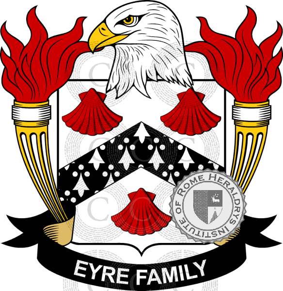 Wappen der Familie Eyre   ref: 39374