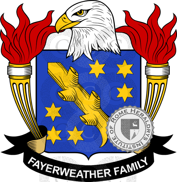 Wappen der Familie Fayerweather   ref: 39389