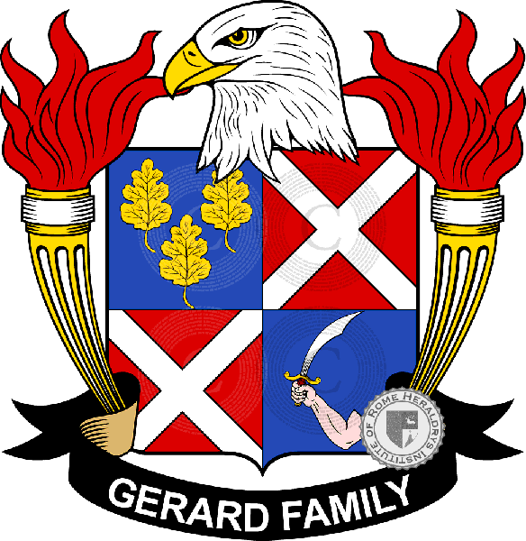 Brasão da família Gérard