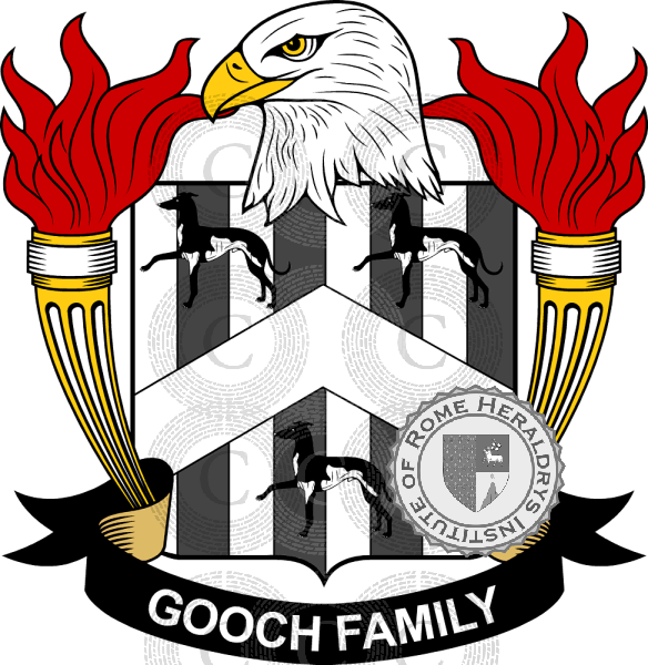 Brasão da família Gooch   ref: 39471