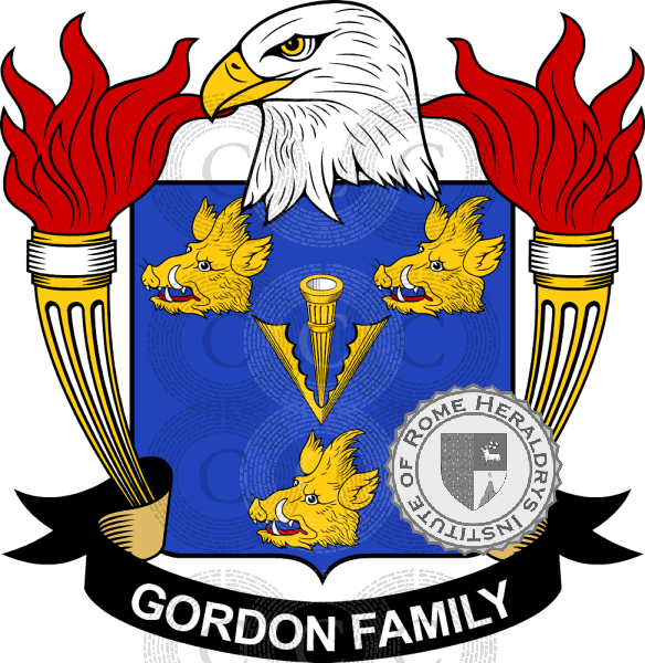 Wappen der Familie Gordon   ref: 39477