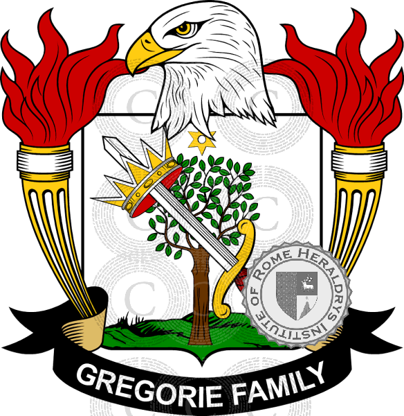 Wappen der Familie Gregorie   ref: 39491