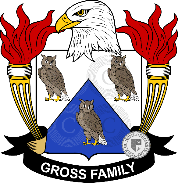 Coat of arms of family Gross   ref: 39498