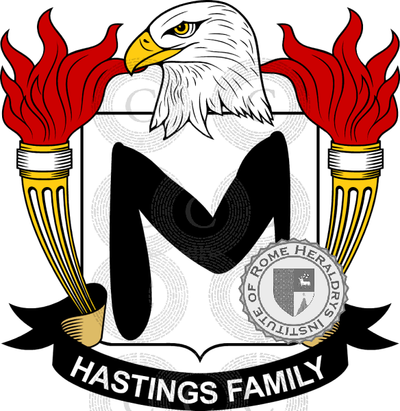 Wappen der Familie Hastings   ref: 39535