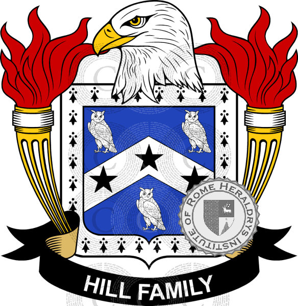 Coat of arms of family Hill