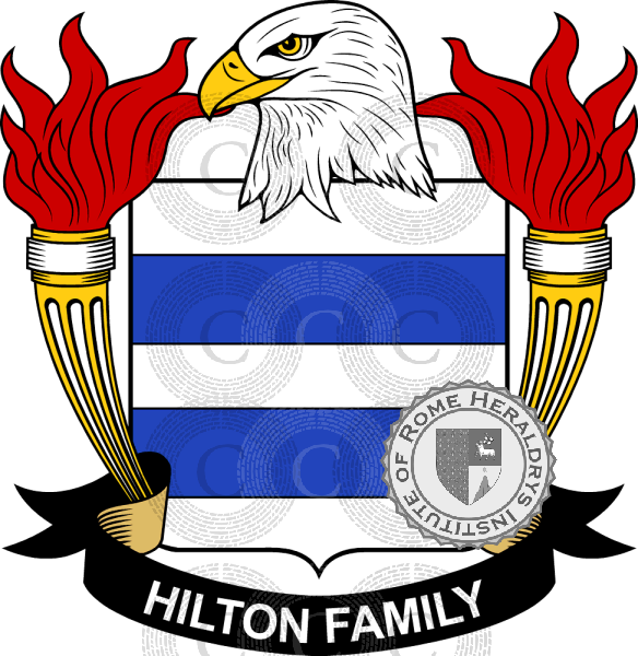 Wappen der Familie Hilton   ref: 39574
