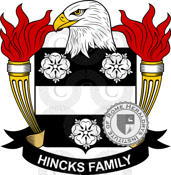 Escudo de la familia Hincks   ref: 39575