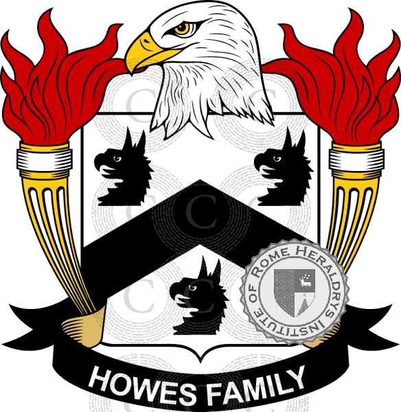 Wappen der Familie Howes   ref: 39611