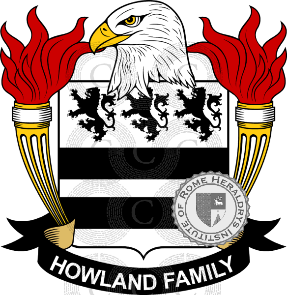 Coat of arms of family Howland