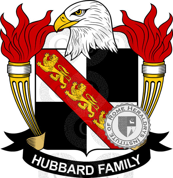 Brasão da família Hubbard   ref: 39616