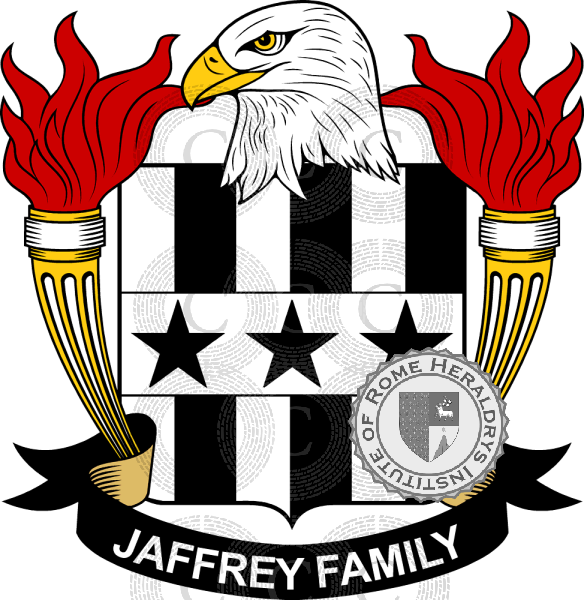 Coat of arms of family Jaffrey   ref: 39654
