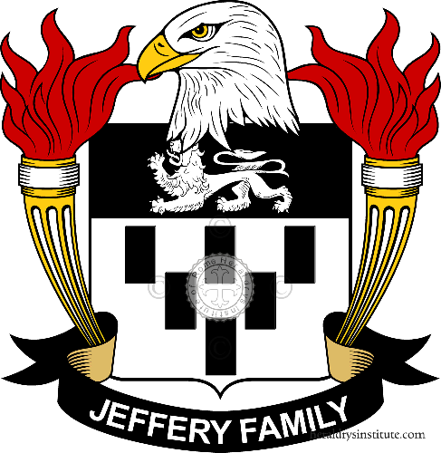 Brasão da família Jeffery   ref: 39665