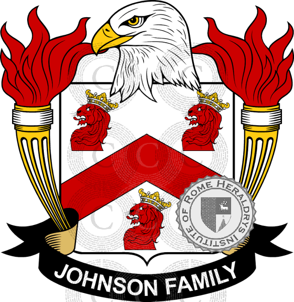 Wappen der Familie Johnson   ref: 39676