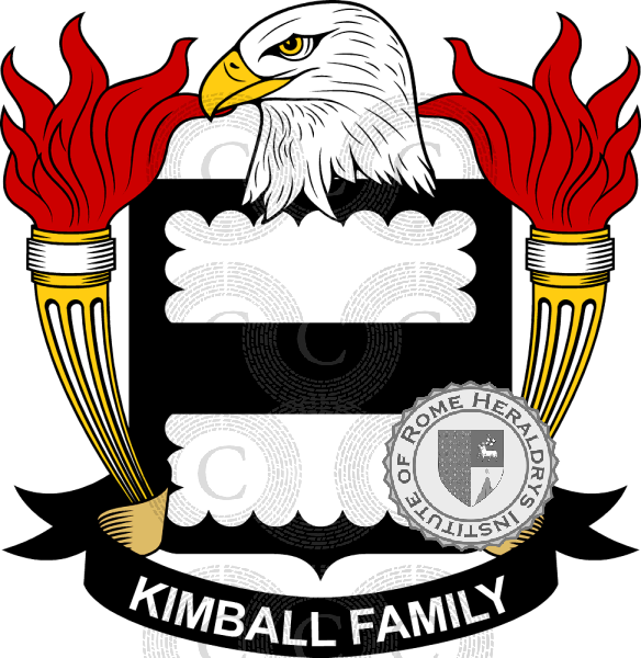 Stemma della famiglia Kimball   ref: 39701