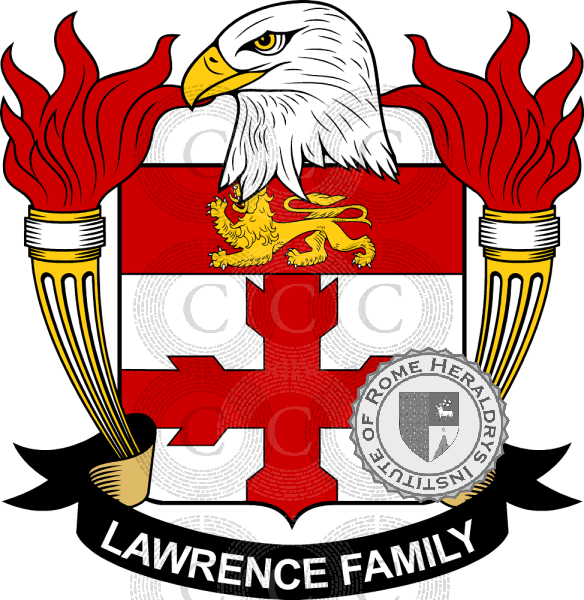 Coat of arms of family Lawrence