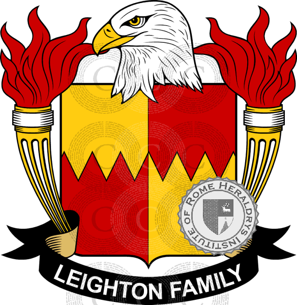 Escudo de la familia Leighton   ref: 39739