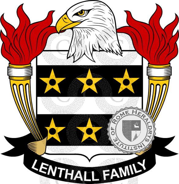 Wappen der Familie Lenthall   ref: 39744