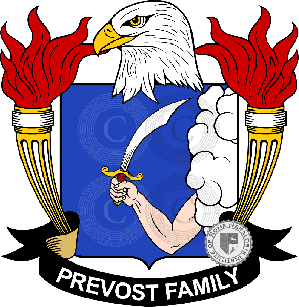 Brasão da família Prévost