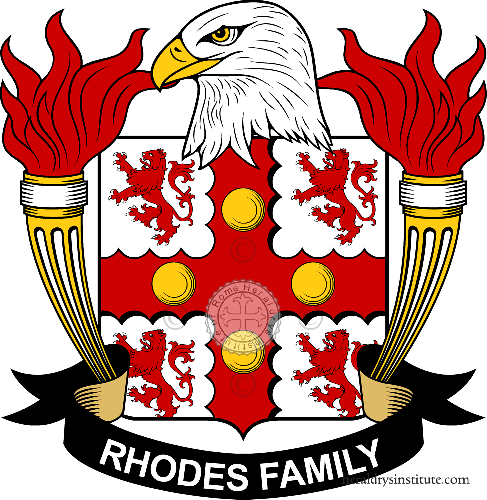 Wappen der Familie Rhodes