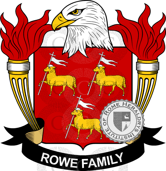 Wappen der Familie Rowe