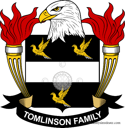 Brasão da família Tomlinson   ref: 40276