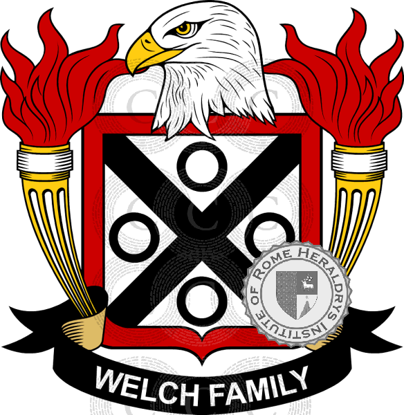 Coat of arms of family Welch