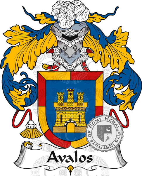 Escudo de la familia Avalos