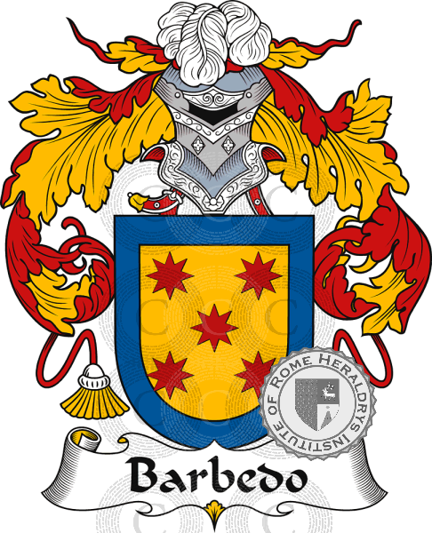 Coat of arms of family Barbedo