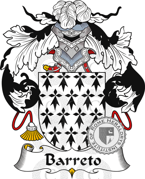 Coat of arms of family Barreto   ref: 40535