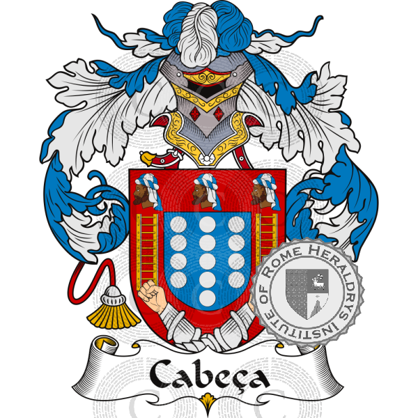 Coat of arms of family Cabeça