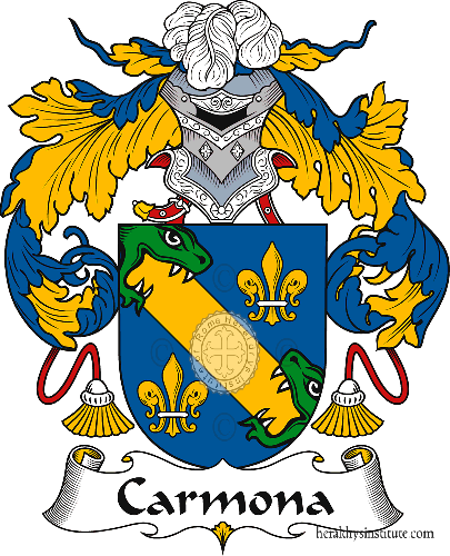 Coat of arms of family Carmona   ref: 40603