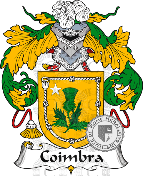 Coat of arms of family Coimbra