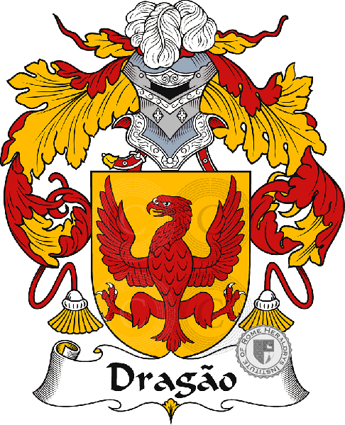 Escudo de la familia Dragão