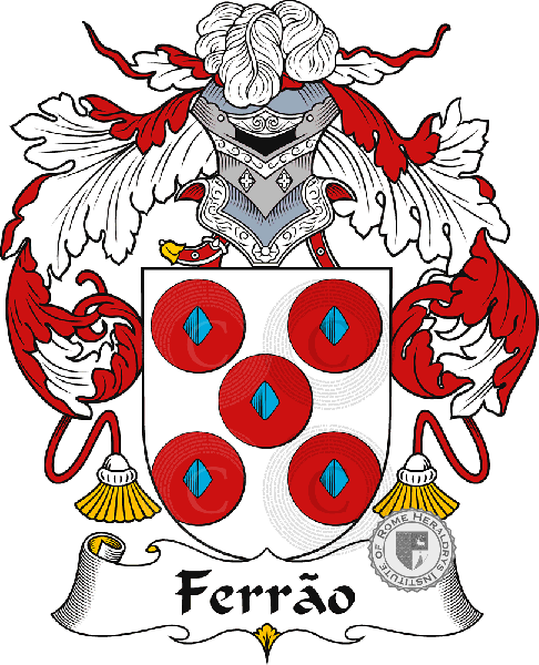 Coat of arms of family Ferrão