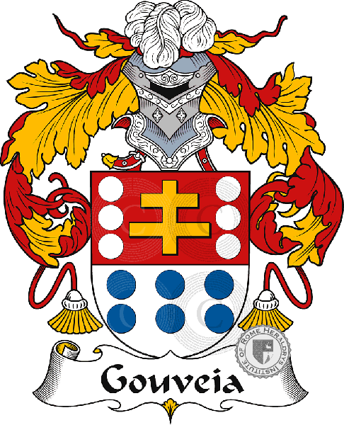 Coat of arms of family Gouveia