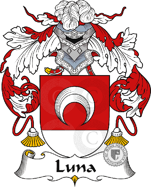 Wappen der Familie Luna