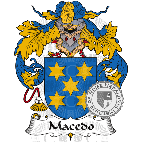 Escudo de la familia Macedo   ref: 40813