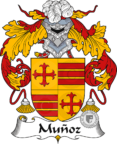 Coat of arms of family Muñoz