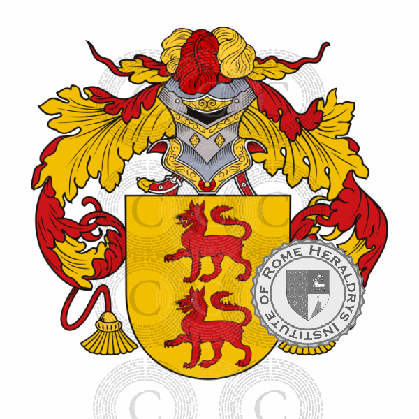 Coat of arms of family Osório   ref: 40898