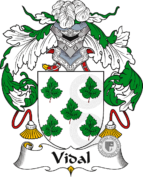 Escudo de la familia Vidal