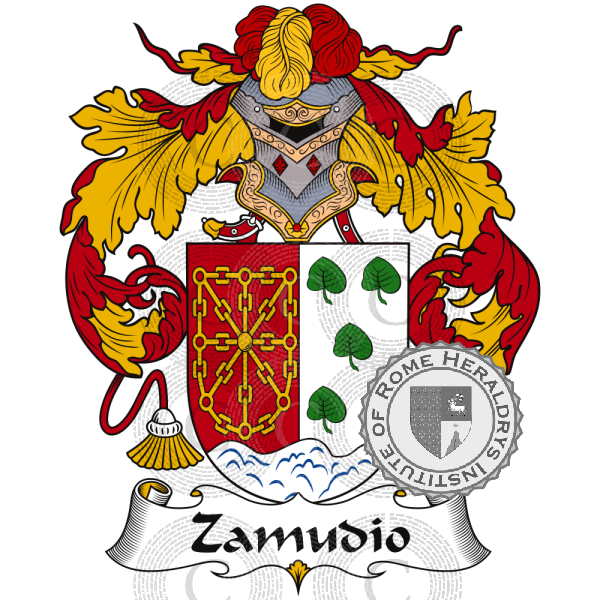 Escudo de la familia Zamudio