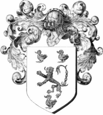 Coat of arms of family Charette   ref: 43913